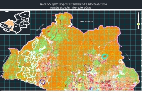 Phê duyệt quy hoạch sử dụng đất đến năm 2030 huyện bảo lâm, tỉnh lâm đồng