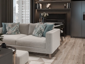 Phòng khách và phòng ngủ su