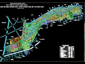 Quy hoạch phân khu quận 8,thành phố hồ chí minh năm 2030(sử dụng đất+giao thông)