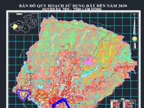 Quy hoạch sử dụng đất huyện đạ teh lâm đồng đến năm 2030