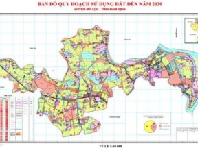 Quy hoạch sử dụng đất mỹ lộc đến năm 2030