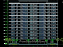 Share 1 file đồ án thiết kế chung cư cao cấp 1 hầm 14 tầng KT 28.5x48m