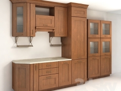 Share file tủ bếp bằng gỗ đẹp thiết kế 3dmax mẫu 15
