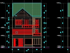 Share mẫu kiến trúc thiết kế biệt thự 3 tầng kích thước 10x17.8m