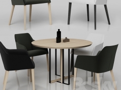 Share miễn phí sét bàn ghế cafe siêu đẹp 3dmax