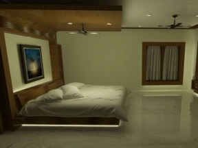 Sketchup file phối cảnh phòng ngủ kiểu mới