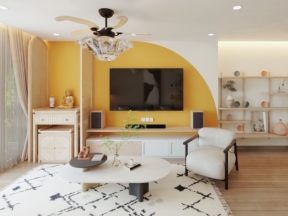 Sketchup thiết kế mẫu nội thất phòng khách hiện đại