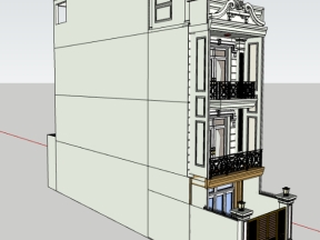 Tải free nhà phố 4 tầng kích thước thiết kế 4x15.2m - model su