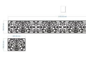 Tải thiết kế cnc lan can 2 kt