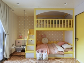 Thiết kế .skp phòng ngủ + phòng học cho bé