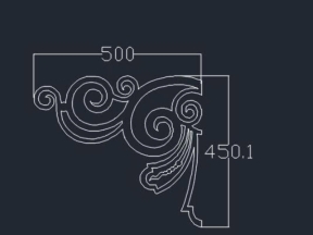 Thiết kế 2d cnc hoa văn mái kính