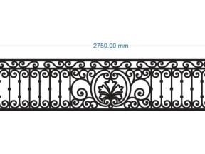 Thiết kế 2d cnc lan can mới nhất hiện nay