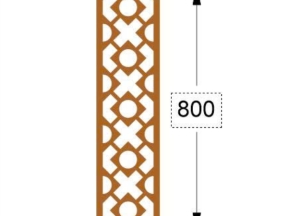 Thiết kế 2d cnc vách ngăn trang trí
