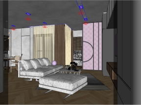 Thiết kế 3d su thiết kế căn hộ hiện đại hiện đại