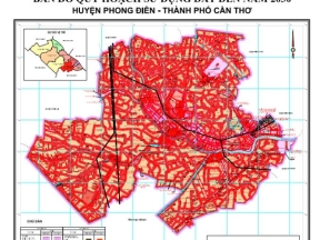 Thiết kế bản đồ quy hoạch sử dụng đất phong điền, cần thơ 2030