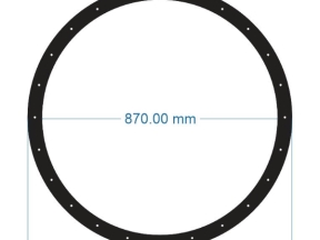 Thiết kế bản mã lỗ tròn cnc model dxf