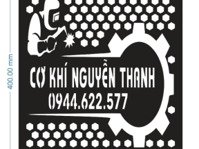 Thiết kế bảng hiệu logo cơ khí cnc mới nhất