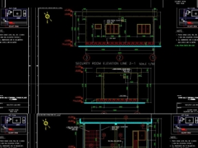 Thiết kế cad nhà bảo vệ 5x8.2m