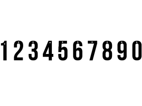 Thiết kế cắt cnc số từ 0 đến 9