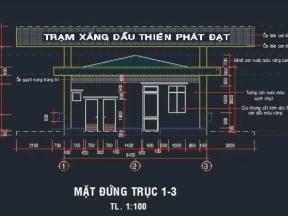 Thiết kế cây xăng