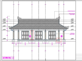 Thiết kế chùa nhà thờ họ 6 x12.3m (chòi nghi+nhà thờ+kiến trúc+kết cấu)