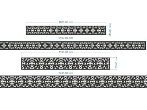 Thiết kế cnc 2 thiết kế diềm mái kính 4 diện tích thiết kế