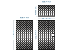 Thiết kế cnc cổng 2 cánh đơn giản nhất tháng 10