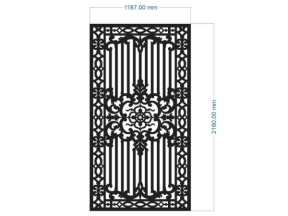 Thiết kế cnc cổng 2 cánh tháng 4