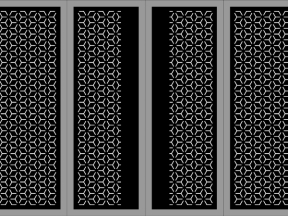 Thiết kế cnc cổng 4 cánh bông tuyết