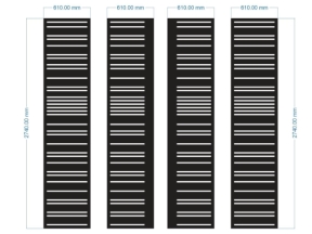 Thiết kế cnc cổng 4 cánh đơn giản nhất