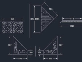 Thiết kế cnc hoa văn cổng dxf