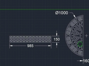 Thiết kế cnc hoa văn cổng trống đồng và đồng tiền