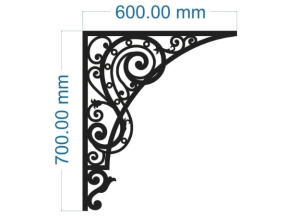 Thiết kế cnc ke góc mái kính
