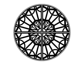 Thiết kế cnc mái kính tròn đẹp