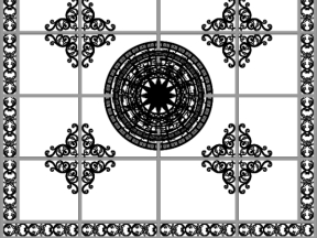 Thiết kế cnc mái kính trống đồng mới