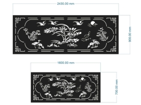 Thiết kế cnc mặt bàn hoa sen