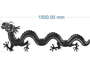 Thiết kế cnc rồng cắt 2d đẹp