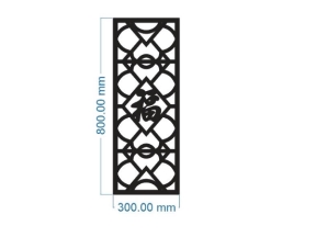 Thiết kế cnc vách chữ phúc