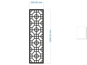 Thiết kế cnc vách ngăn đơn giản dxf