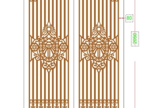 Thiết kế cổng 2 cánh cnc mới nhất