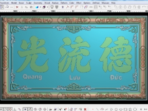 Thiết kế cuốn thư nhỏ riềm lá tây đức lưu quang