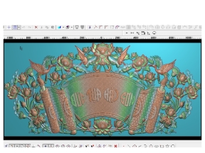 Thiết kế cuốn thư sen hạc