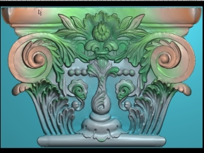 Thiết kế đấu cột 3 cnc scan