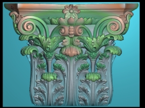 Thiết kế đấu cột 4 cnc scan