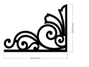 Thiết kế hoa góc cnc cực đẹp