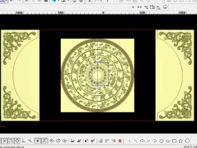 Thiết kế mặt bàn trống đồng lá tây