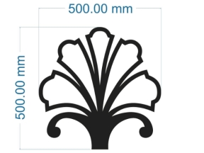 Thiết kế model cnc hoa văn lan can