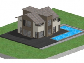 Thiết kế nhà 2 tầng 6x16m đầy đủ model su