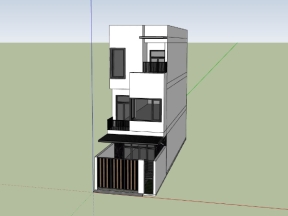 Thiết kế nhà 3 tầng 5x15m su