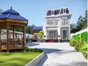 Thiết kế nhà biệt thự tân cổ điển chi tiết danh mục 10x13m